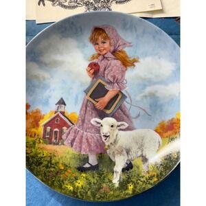 Reco 1985 Mary Had a Little Lamb Plate John McClelland Mother Goose 84-R60-2.7